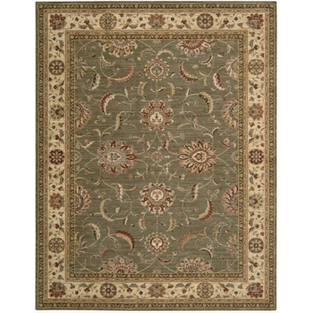Nourison Living Treasures Area Rug Collection Green 9 Ft 9 In. X 13 Ft 9 In. Rectangle 99446678294